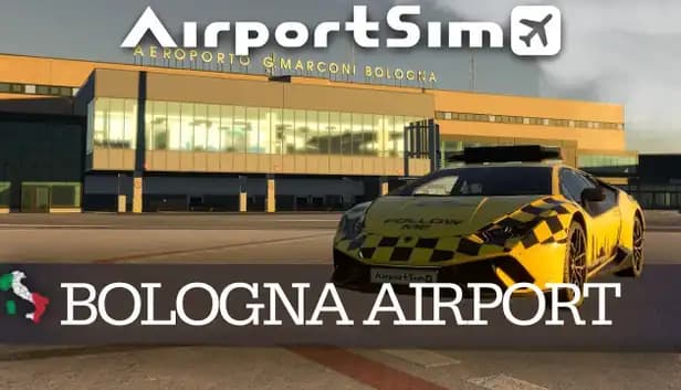 AirportSim - Bologna Airport cover