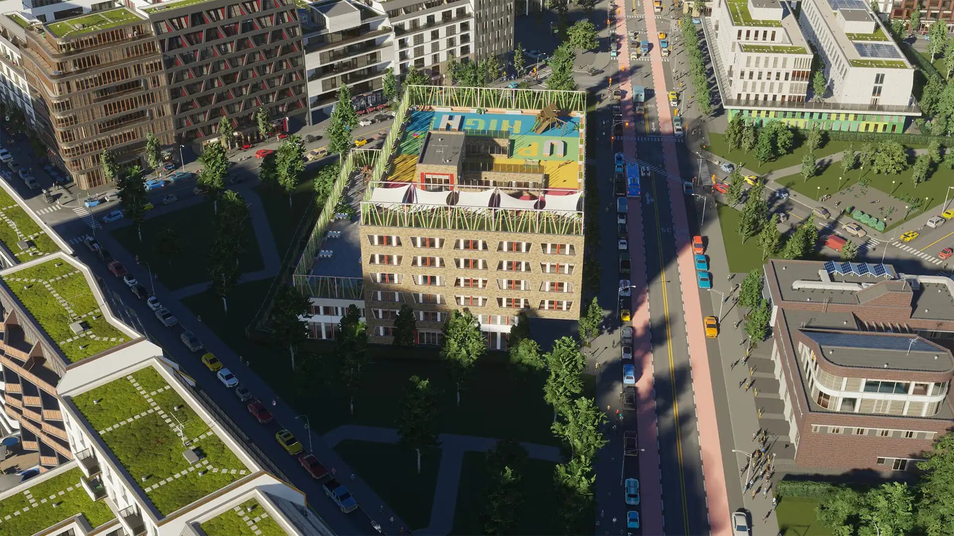 Cities: Skylines II - Creator Pack: Urban Promenades media 1