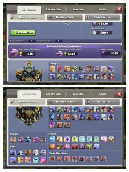 HEROS 100-100-75-75-50 🔥  TH 17 MAX ACCOUNT ✔️ HIGH EPIC EQUIPMENT 🔥 MAX DEF ✔️ HIGH LAB+WALL ⚡ EVERY SIDE HIGH 🔥 BEST OFFER