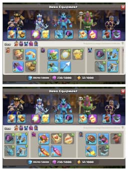 HIGH XP-283 🔥 TH 17 MAX 🔥 HEROS 100-100-77-75-50 ✔️ HIGH DEF+LAB 🔥 WALL ALSO HIGH 👌 EVERY SIDE HIGH ✔️ SUPER ACCOUNT ✔️ BEST OFFER