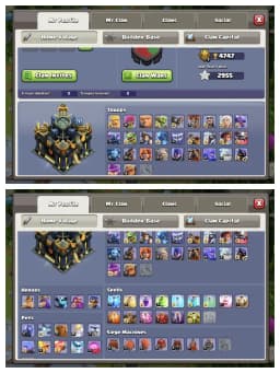 HEROS 100-100-76-75-50 🔥  TH 17 MAX ACCOUNT ✔️ EPIC EQUIPMENT 🔥 MAX DEF ✔️ LAB+WALL ALSO GOOD 🔥 EVERY SIDE PERFECT 👌 BEST OFFER