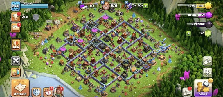 HEROS 95-96-81-71-45 🔥 TH 17 ALMOST MAX ACCOUNT 👌 XP-240 ✔️ HIGH EPIC EQUIPMENT 🔥 BUILDER BASE 100 MAX 🔥 PURPLE WALL ✔️ HIGH DEFENCE 🔥 EVERY SIDE PERFECT 👌 BEST DEAL