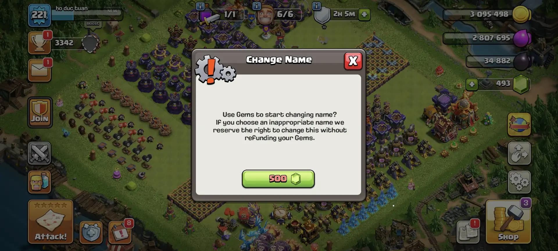 AMAZING OFFER ✔️ TH 16 SUPER QUALITY ACCOUNT 🔥 XP-221 ✔️ HIGH DEF+WALL 🔥 HERO 67-70-50-50-30 👌 EVERY SIDE SUPER ✔️ BEST OFFER