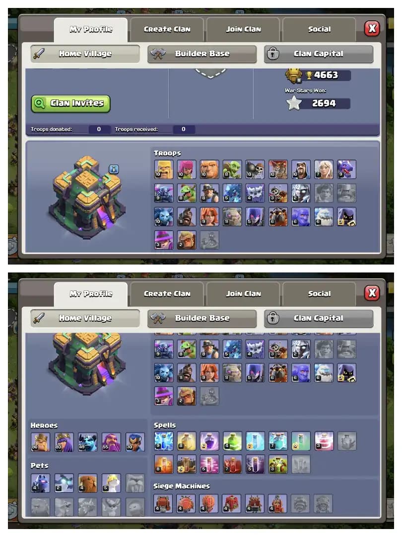 SUPER OFFER ✔️ TH 14 FULL MAX ACCOUNT 🔥 HIGH EOIC EQUIPMENT 🔥 A2Z FULL MAX 🔥 EVERYTHING MAX ✔️ NOTHING LEFT 🔥 SUPER ACCOUNT ✔️ BEST DEAL