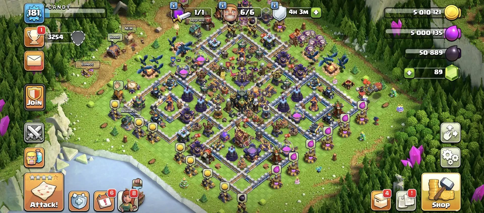 AMAZING OFFER ✔️ TH 17 GOOD QUALITY ACCOUNT 🚀 HEROS 49-49-40-34-28 🔥 6 BUILDER 👌 EPIC EQUIPMENT ✔️ HEROS SKIN 🔥 EVERY SIDE PERFECT 👌 BEST OFFER