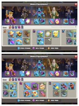 PERFECT DEAL 🚀 TH 15 GREAT ACCOUNT ✔️ SCENERY AVAILABLE 🔥 GOOD EPIC EQUIPMENT 🚀 HERO 80-80-57-55-30 ✔️ EVERY SIDE AWASOME 🔥 BEST DEAL