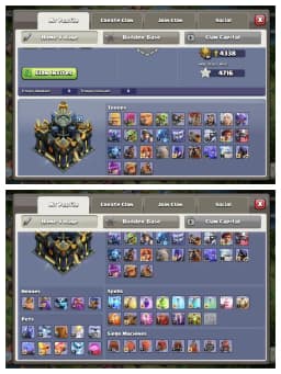 XP-247 ✔️ TH 17 ALMOST MAX ACCOUNT ⚡ 4700 WAR STAR 🔥 HERO 90-94-70-70-37 🔥 SUPER DEFENCE ✔️ HIGH LAB+WALL 🔥 EVERY SIDE SUPER QUALITY ✔️ BEST DEAL