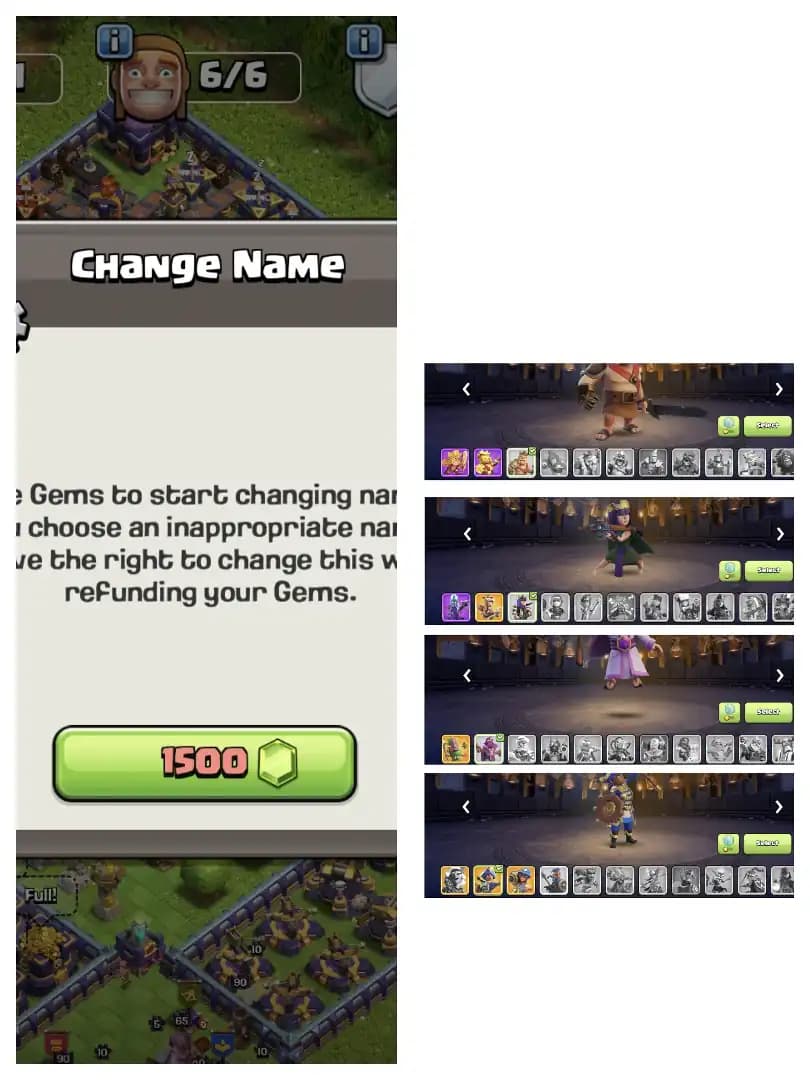 Heros 90-90-65-65-40 ⚡ Th 16 Almost Max Account ✔️ Purple Wall 🔥 Good Epic Equipment 🚀 High Def+Lab 😱 Every Side Fantastic ✔️ Great Offer