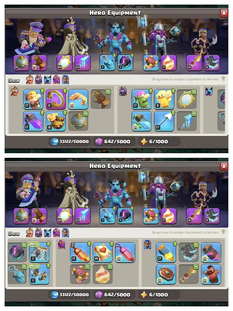 MOST RARE 'US LOCAL' TH 17 MAX ACCOUNT 🔥 287 XP ✔️ 4500 WAR STAR ⚡ HUGE HERO SKIN+SCENERY 🔥 6000 ATB ✔️ HUGE COLLECTION ⚡ HEROS 95-95-71-70-45 ✔️ SUOER OFFER