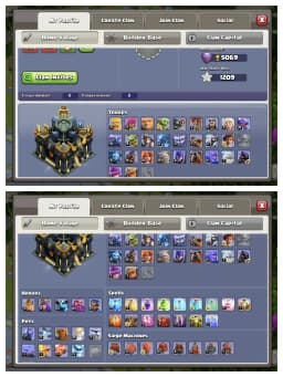 GREAT OFFER ✔️ TH 17 SUPER ACCOUNT 🚀 GOLDEB WALL 🔥 HEROS 74-91-63-65-37 🛎️ HIGH DEF+LAB 🚀 EVERY SIDE PERFECT ✔️ BEST OFFER
