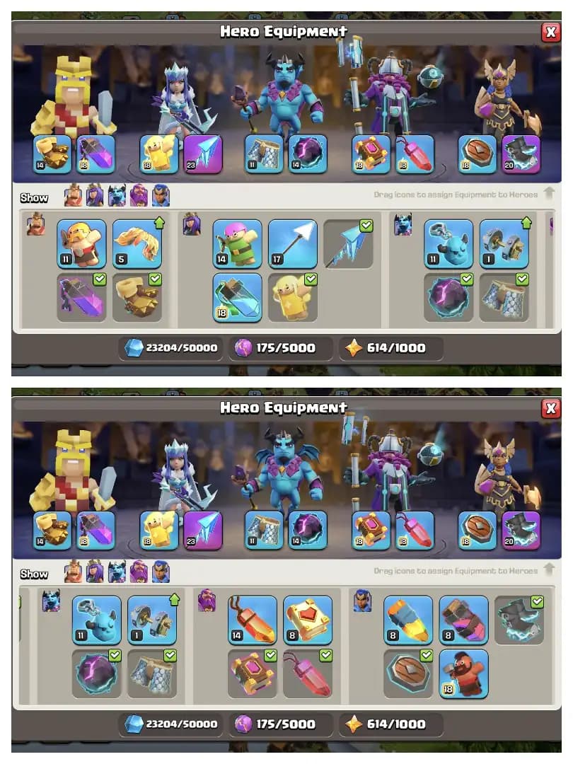 GREAT OFFER ✔️ TH 17 SUPER ACCOUNT 🚀 GOLDEB WALL 🔥 HEROS 74-91-63-65-37 🛎️ HIGH DEF+LAB 🚀 EVERY SIDE PERFECT ✔️ BEST OFFER