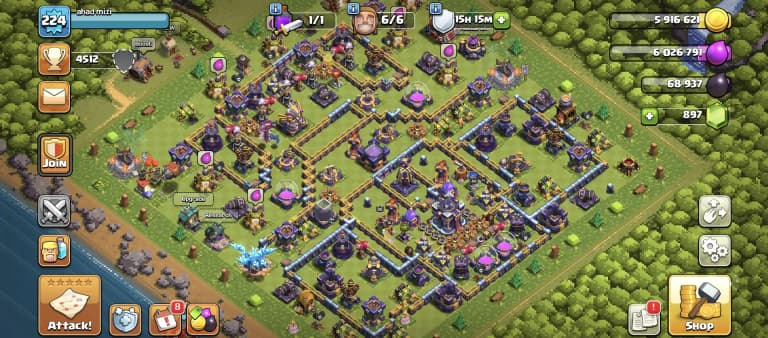 BEST OFFER 🔥 TH 15 ALMOST MAX ACCOUNT ⚡ XP-224 🔥 HEROS 74-80-60-56-40 🛎️ HIGH DEF+LAB 🔥 EVERY SIDE PERFECT ⚡ SUPER OFFER