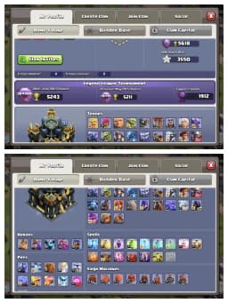 XP-260 🔥 TH 17 ALMOST MAX ACCOUNT ✔️ PURPLE WALL 🛎️ EPIC EQUIPMENT 🚀 HERO 80-95-80-70-38 🔥 HIGH DEF+LAB 🔥 TROOPS ALSO GOOD 🚀 EVERY SIDE SUPER ✔️ PERFECT OFFER