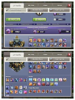 PREMIUM OFFER 🚀 TH 17 MAX ACCOUNT ✔️ SUPER EPIC EQUIPMENT 🛎️ HERO 100-100-71-75-50 🔥 DEFENCE FULL MAX ⚡ LAB+PET ALSO SUPER 🔥 EVERY 🛎️ HUGE COLLECTION ✔️ EVERY SIDE GORGEOUS 🔥 BEST OFFER