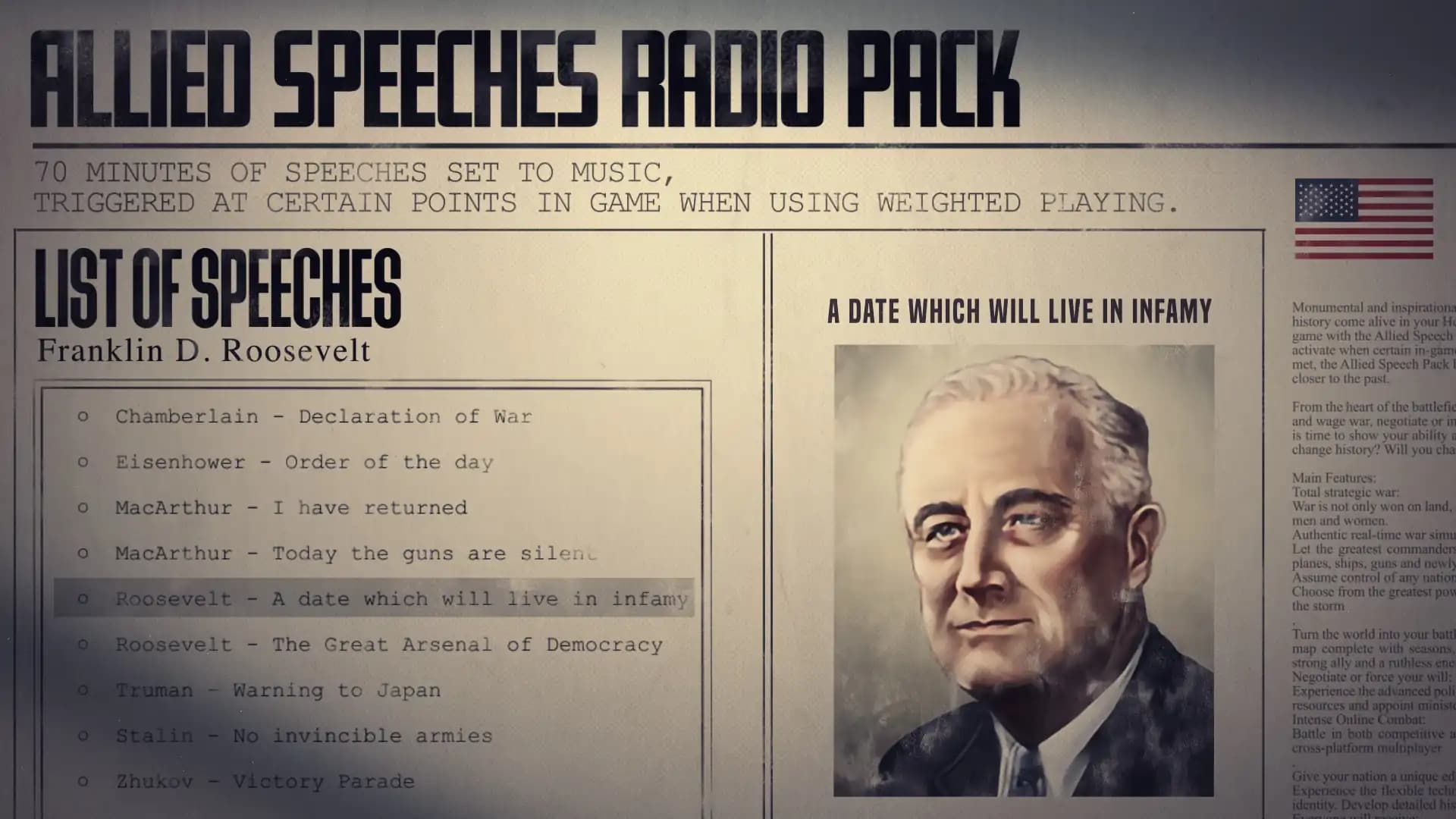 Hearts of Iron IV: Allied Speeches Pack media 5
