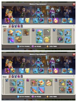 Best Offer 🚀 Th 17 High Quality Account 🛎️ Purple+Golden Wall ✔️ Xp-228 🚀 Heros 63-78-51-59-35 🔥 Equipment Available 🚀 Good Collection 🔥 Nice Offer