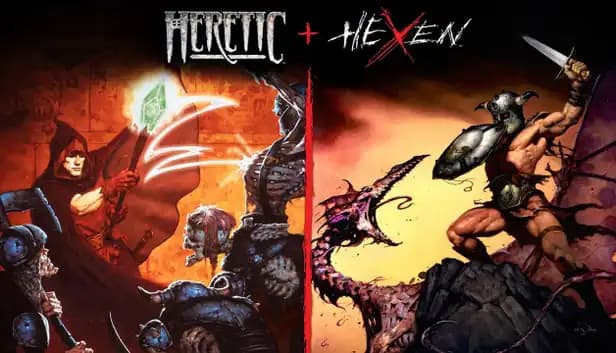 Heretic + Hexen cover