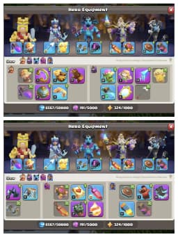 Exclusive Offer 🚀 Th 17 Almost Max Account ✔️ MAX WALL 🛎️ Heros 72-100-63-60-35 🔥 Super Epic equipment ✔️ Heros skin🎗️Nc free ✔️ Max Def+Lab 🛎️ Nice Offer
