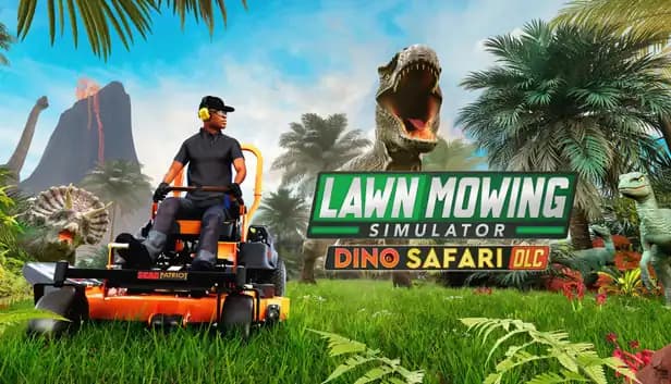 Lawn Mowing Simulator - Dino Safari cover