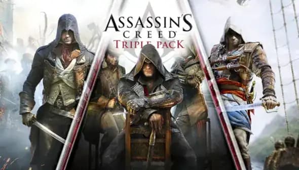 ✅ ASSASSIN´S CREED TRIPLE PACK XBOX ONE 🔑KEY