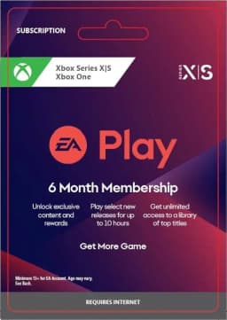 EA Play 6 Month Subscription (Global - Xbox)