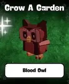 ‼️ FAST DELIVERY ‼️ BLOOD OWL ‼️GROW A GARDEN PET ‼️ THROUGH TRADE ‼️ ORDER NOW