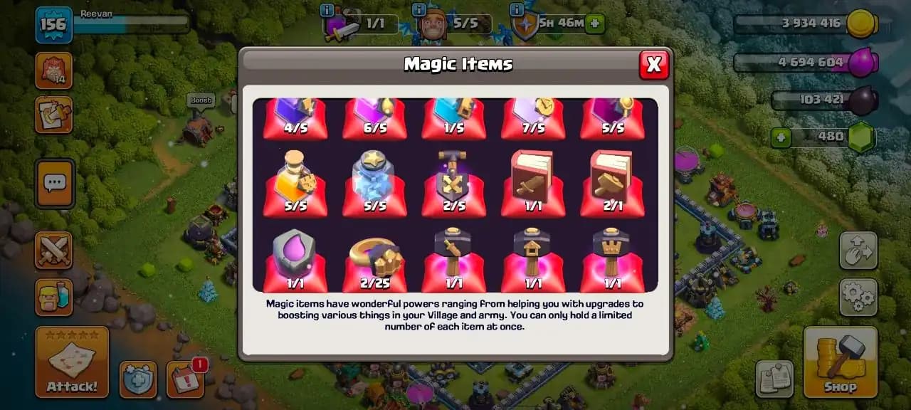 Th 14 ⚜️ , 2259 CWL Medals 🥇, 3 Epic Equipments 🔥 , NC FREE , Magic items