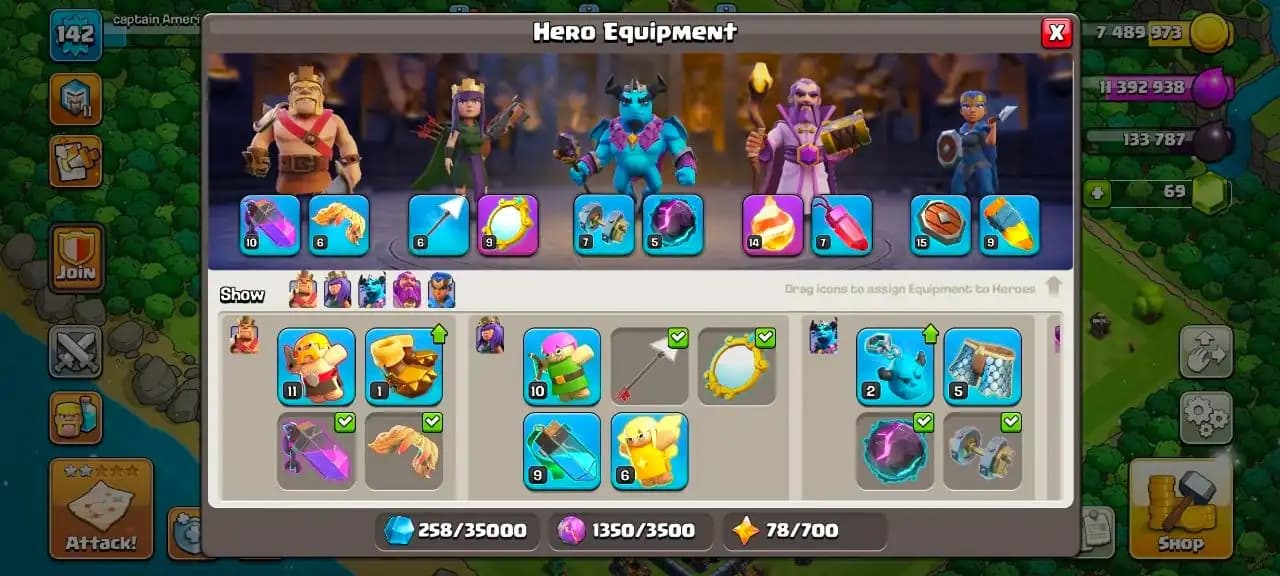 Th 13 Defences  max , 2 Epic equipments , NC - Free  , Many Magic items Both Android and iOS