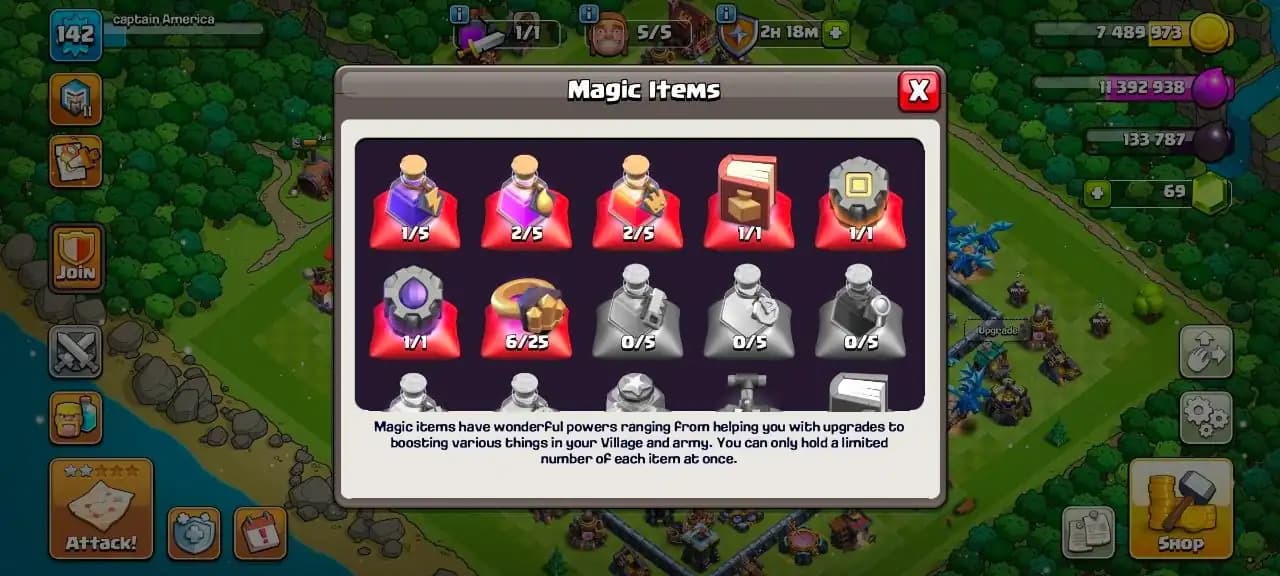 Th 13 Defences  max , 2 Epic equipments , NC - Free  , Many Magic items Both Android and iOS