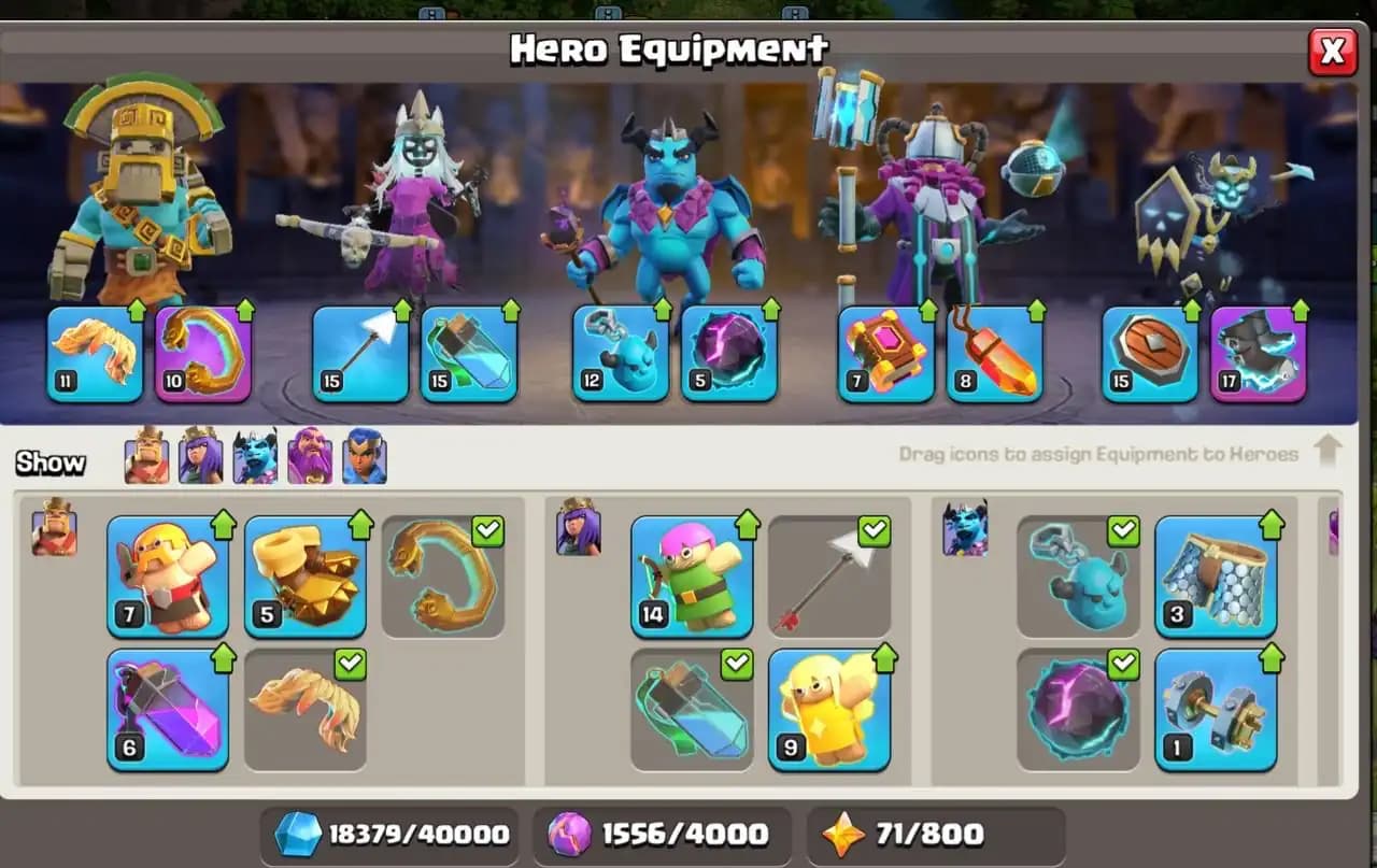 🔥 8 Hero Skins | Epic TH16 Base | Free Rename | Heroes 53-64-51-46-27 | CWL & Raid Medals | Magic Items | BH10 | Instant Delivery 🚚