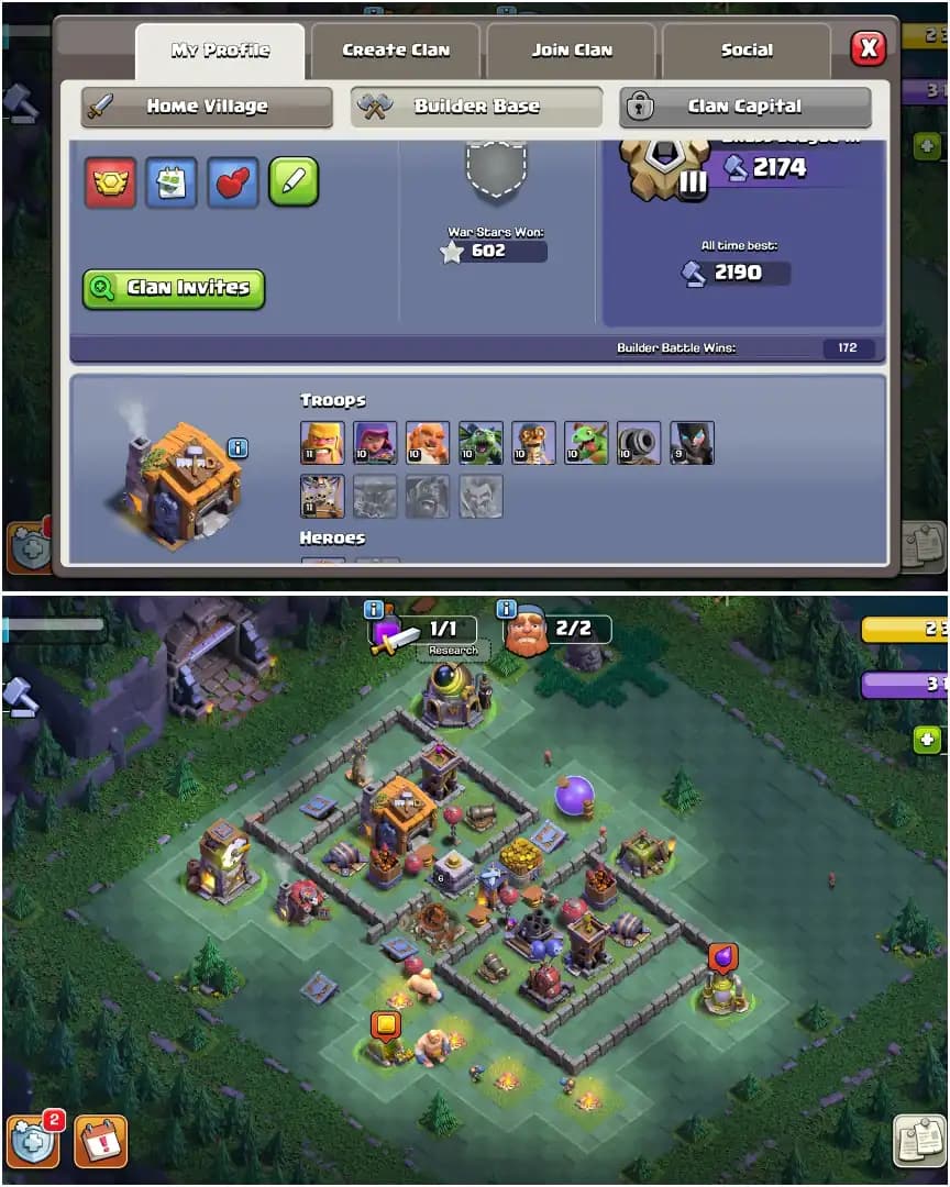 BEST EPIC ➤TH16 SUPER DONATION ➤2600 GEMS ➤HEROES: 44-50-42-30-6 ➤NC YES ➤6X PETS ➤EPIC: SB+GG+FA+MM+FB ➤XP-139 ➤BEST DEAL ➤ IOS & Android Both