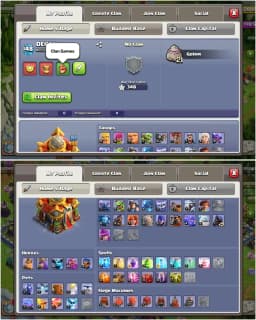 Th16 Best Donation ➤Nc Free ➤Xp-148 ➤9x Pets ➤Heroes: 57-53-43-20-11 ➤Blue Wall ➤Buyer Mail ➤Epic: GG|FA|MM|FB ➤348 Ws➤Best Deal | Android & Ios Both
