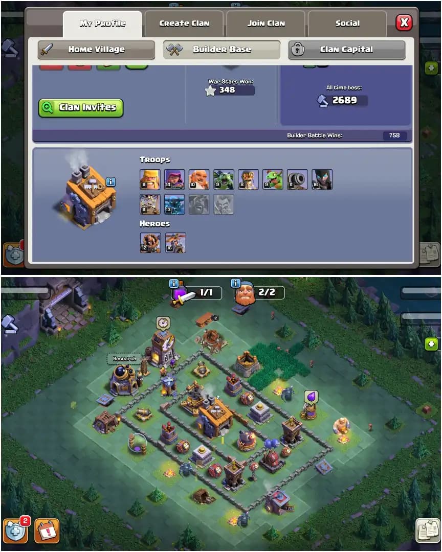 Th16 Best Donation ➤Nc Free ➤Xp-148 ➤9x Pets ➤Heroes: 57-53-43-20-11 ➤Blue Wall ➤Buyer Mail ➤Epic: GG|FA|MM|FB ➤348 Ws➤Best Deal | Android & Ios Both