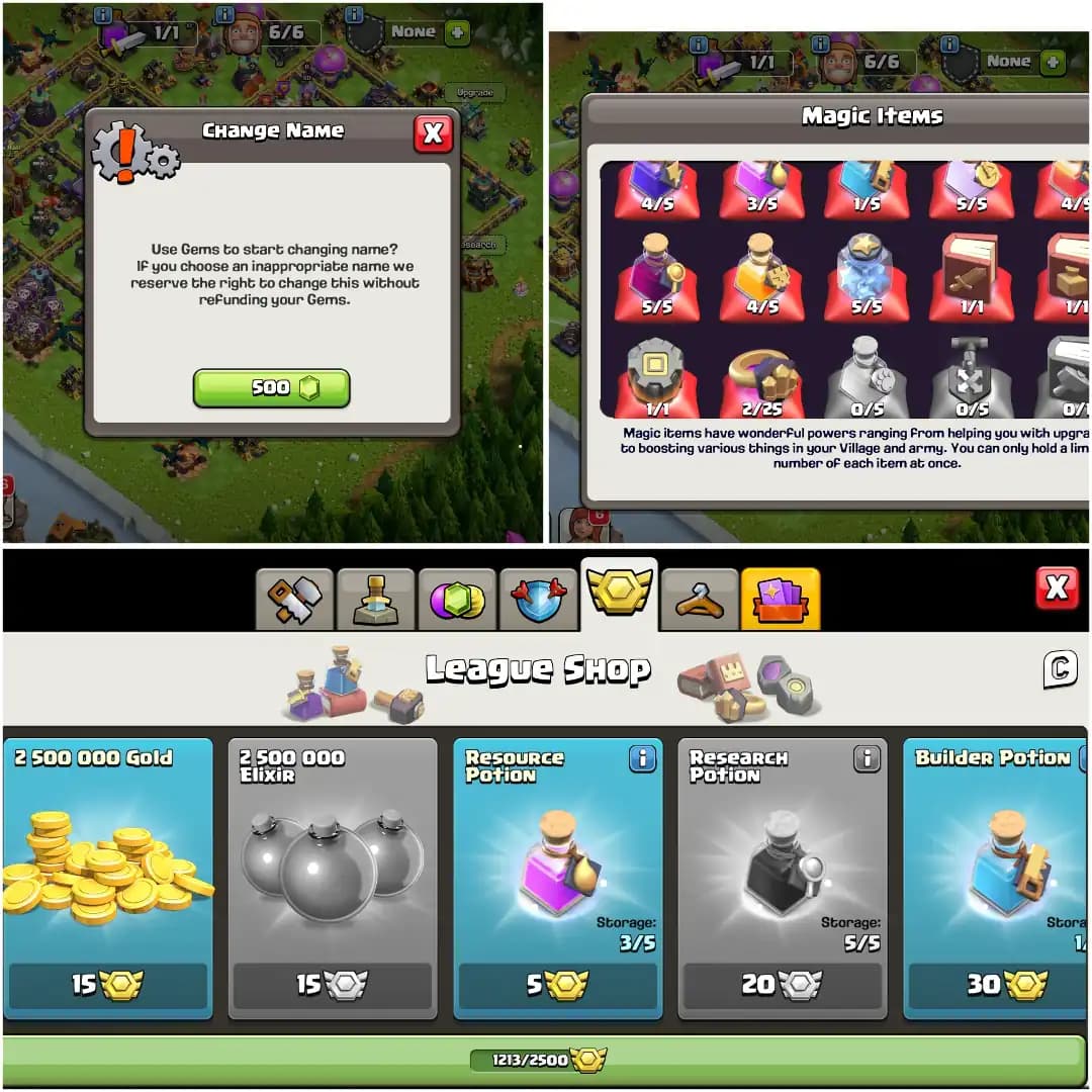 1200+ CWL MEDALS ❖TH16 MAX ❖NC YES ❖HEROES: 82-86-58-60-36 ❖2.2K GEMS ❖6B ❖1220 WS ❖EPIC: SB-17|GG-23|MM-14|FA-23|FB|LP|RS-20|EB | FULL ACCESS