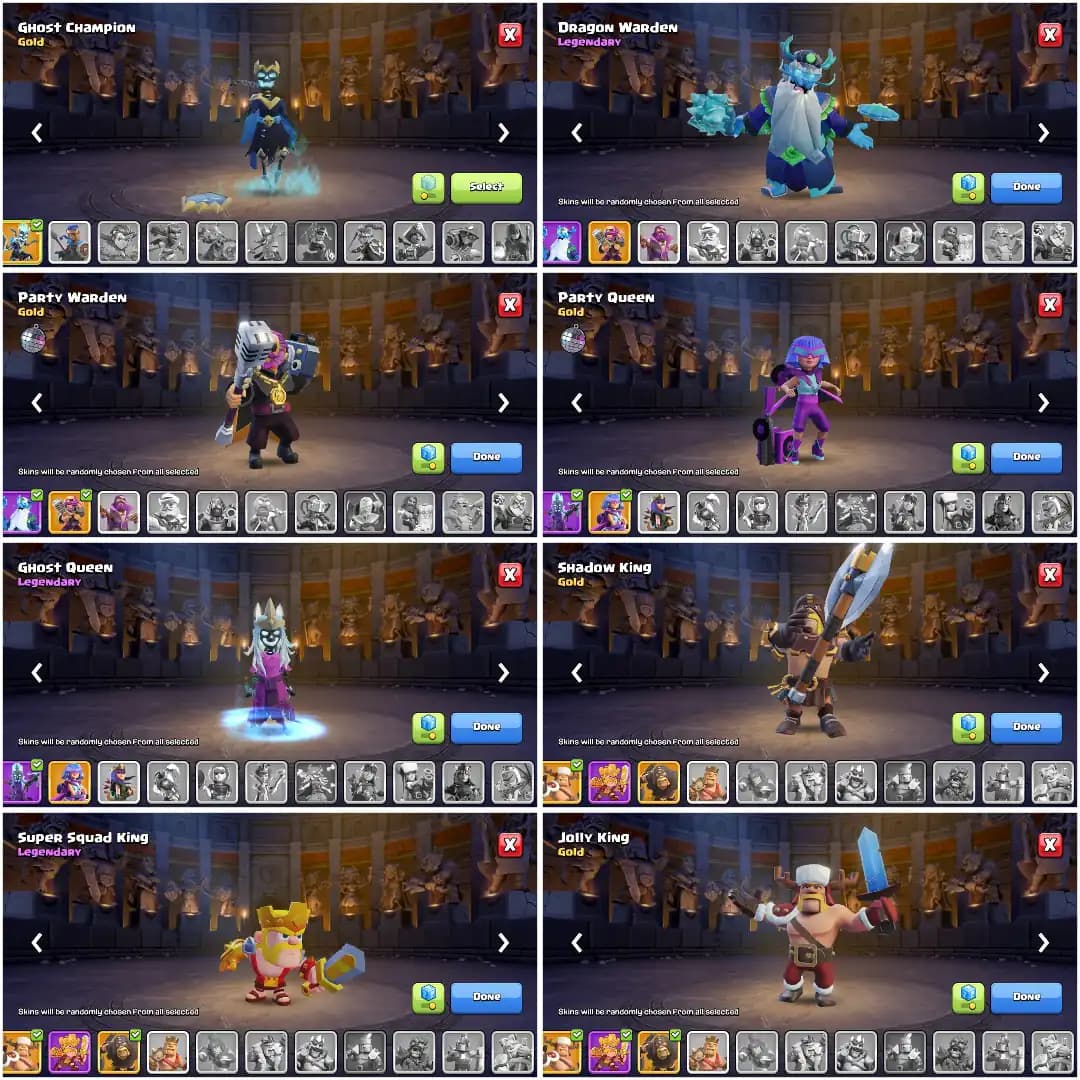 1200+ CWL MEDALS ❖TH16 MAX ❖NC YES ❖HEROES: 82-86-58-60-36 ❖2.2K GEMS ❖6B ❖1220 WS ❖EPIC: SB-17|GG-23|MM-14|FA-23|FB|LP|RS-20|EB | FULL ACCESS