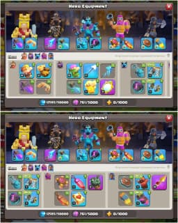 SUPER DEAL | TH17 NEAR MAX | NC YES | HIGH EPIC | HEROES: 85-97-70-71-45 | XP-223 | 1912 WS | PETS- 10/10/10/10/10/10 | GOOD DFC