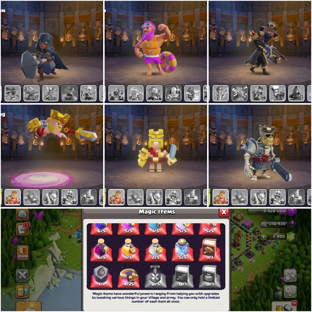 SUPER DEAL | TH17 NEAR MAX | NC YES | HIGH EPIC | HEROES: 85-97-70-71-45 | XP-223 | 1912 WS | PETS- 10/10/10/10/10/10 | GOOD DFC