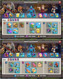 1650+ CWL TOKEN ➤TH16 NEAR MAX ➤3105 HIGH WS ➤HEROES: 81-81-53-55-30 ➤NC YES ➤XP-239 ➤GOLDEN WALL ➤BUYER MAIL ➤GOOD PROFILE | BEST DEAL