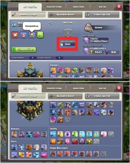 2850 HIGH WS ➤TH17 NEAR MAX ➤OLD TREE ➤HEROES: 82-84-63-62-40 ➤GG-26|FA-26|SB-20|FB-20|MM-17|LP|RS|EB ➤NC YES ➤XP-235 ➤EMAIL CHANGE AVAILABLE