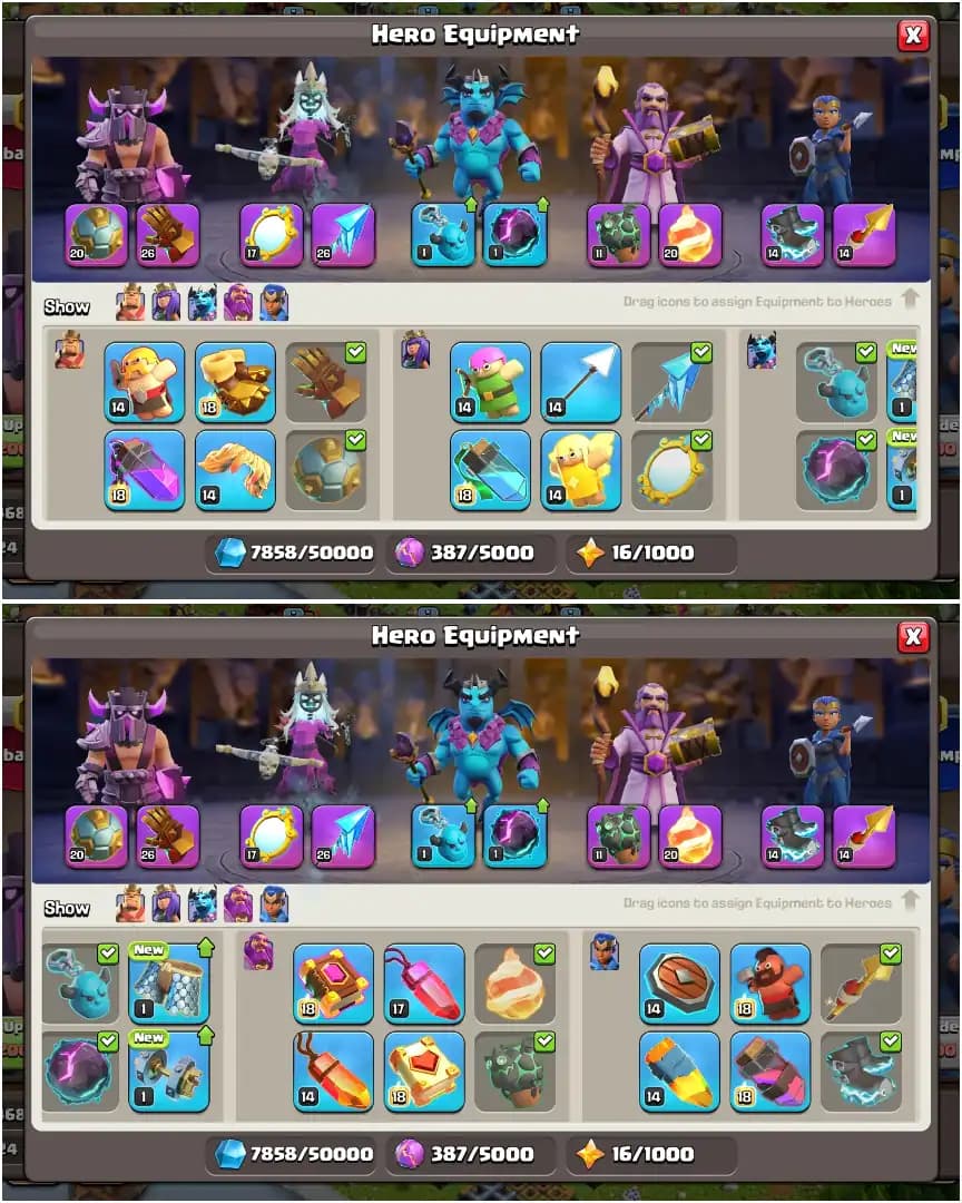 2850 HIGH WS ➤TH17 NEAR MAX ➤OLD TREE ➤HEROES: 82-84-63-62-40 ➤GG-26|FA-26|SB-20|FB-20|MM-17|LP|RS|EB ➤NC YES ➤XP-235 ➤EMAIL CHANGE AVAILABLE