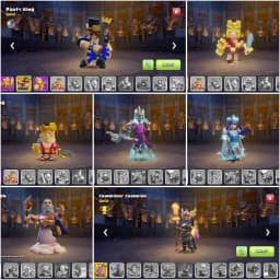 AWESOME TH 14 ACC✦7X HERO SKIN✦HERO|76|7542|51|24✦DARK BLUE WALL✦7X EPIC✦NC YES✦HIGH DFC✦6B