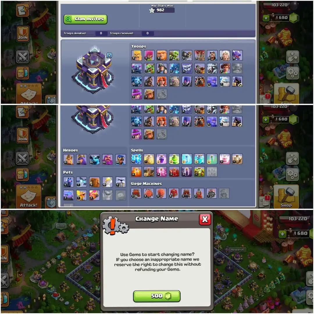 OFFER PRICE✦TH 15 ALMOST MAX 90%✦HERO|81|83|65|55|34✦5x EPIC✦10X HERO SKIN ✦NC YES✦MAX DFC✦EVERY SIDE WOW