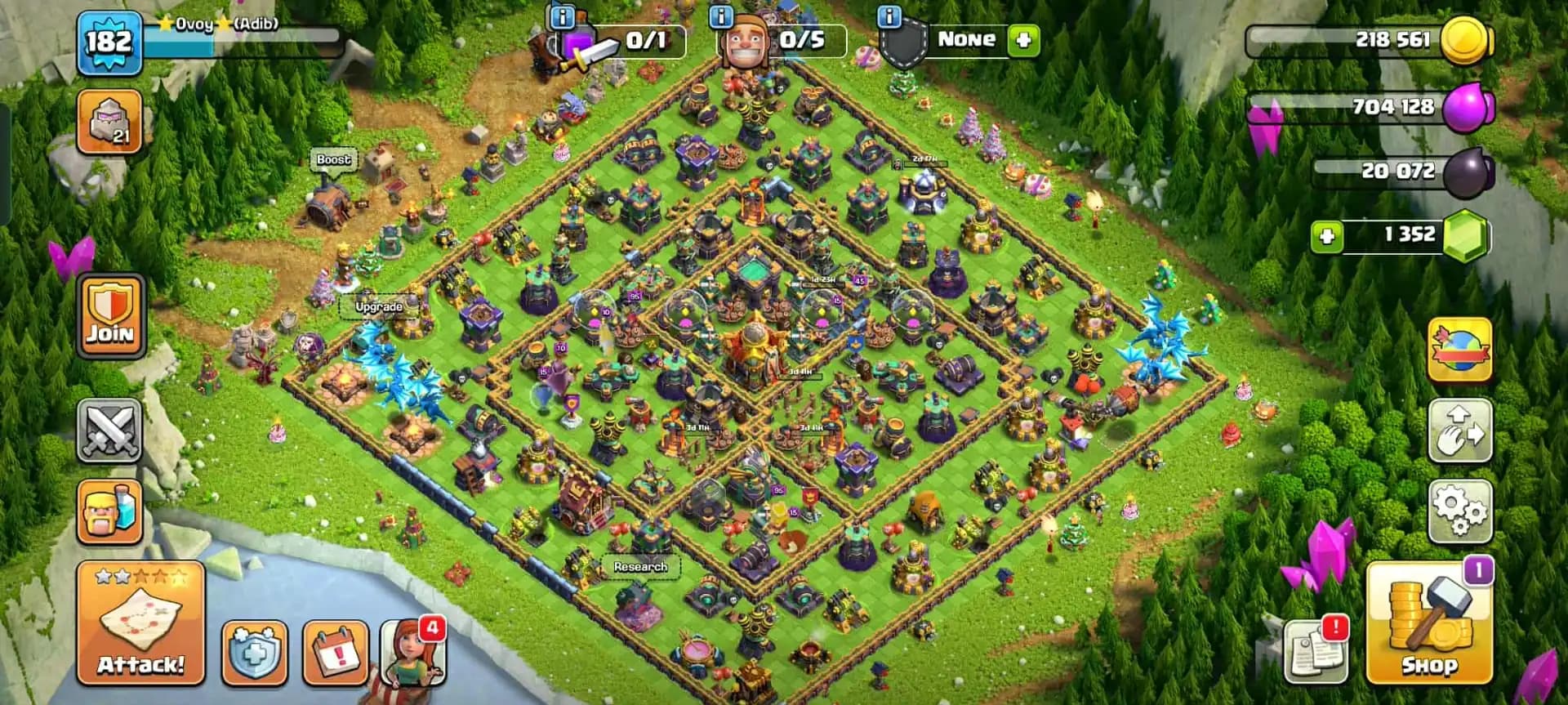 TH 16 HIGH QUALITYFULL ACC✦YELLOW WALL✦HERO|80|81|55|58|31✦HIGH EPIC✦ NC YES✦HIGH DFC PROFILE✦ SOON 6B✦