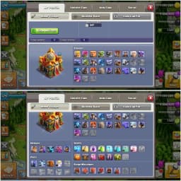 TH 16 PERFECT DONATIONS ✦DARK BLUE WALL✦HERO|58|59|42|37|21✦HIGH EPIC✦ NC YES✦4 HERO SKIN✦HIGH DFC AND PROFILE