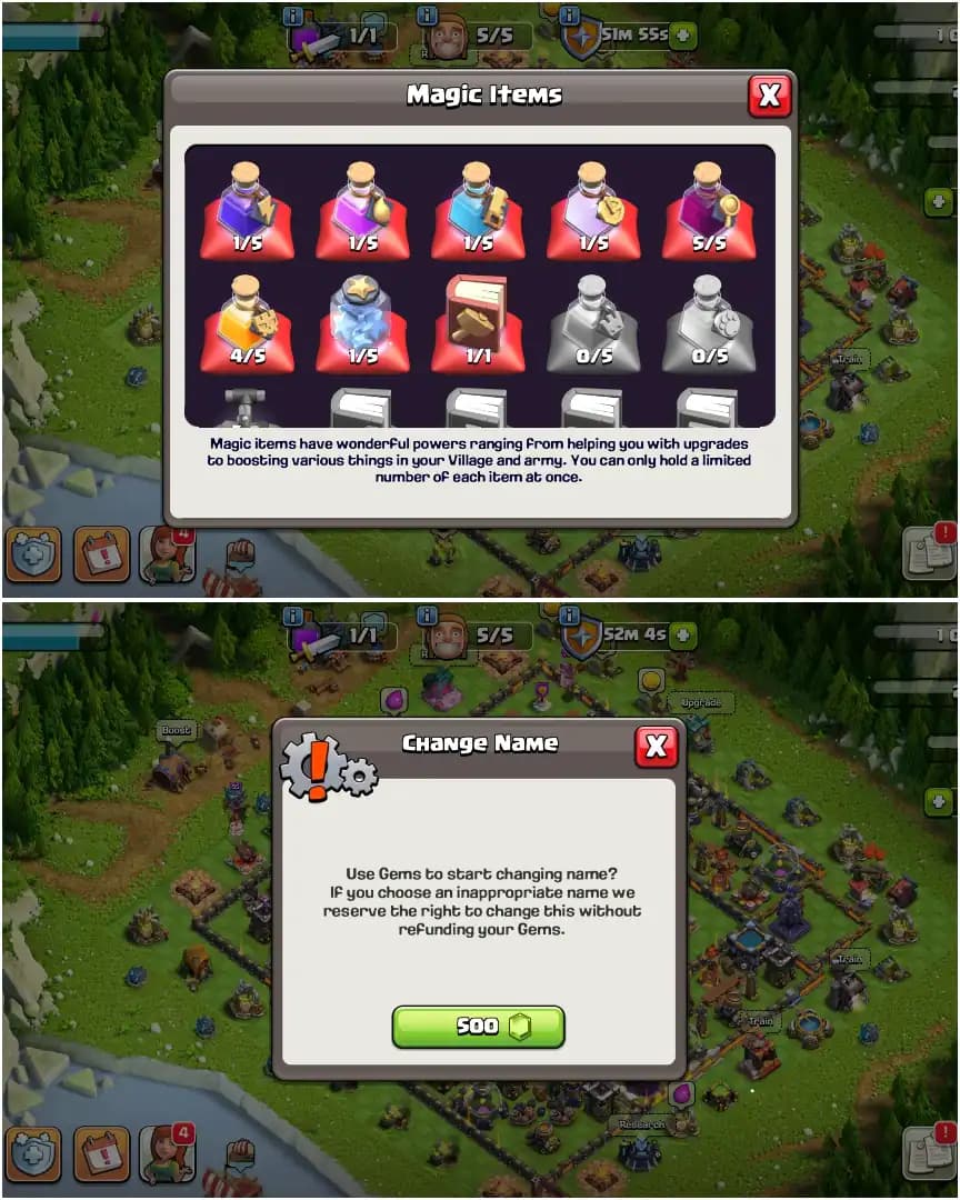 TH16 SUPER CHEAP ➤2700 GEMS AVL ➤NC YES ➤316 WS ➤HEROES: 44-38-25-15-2 ➤XP-102 ➤4X SIEGE ➤EMAIL CHANGE AVAILABLE ➤FULL ACCESS