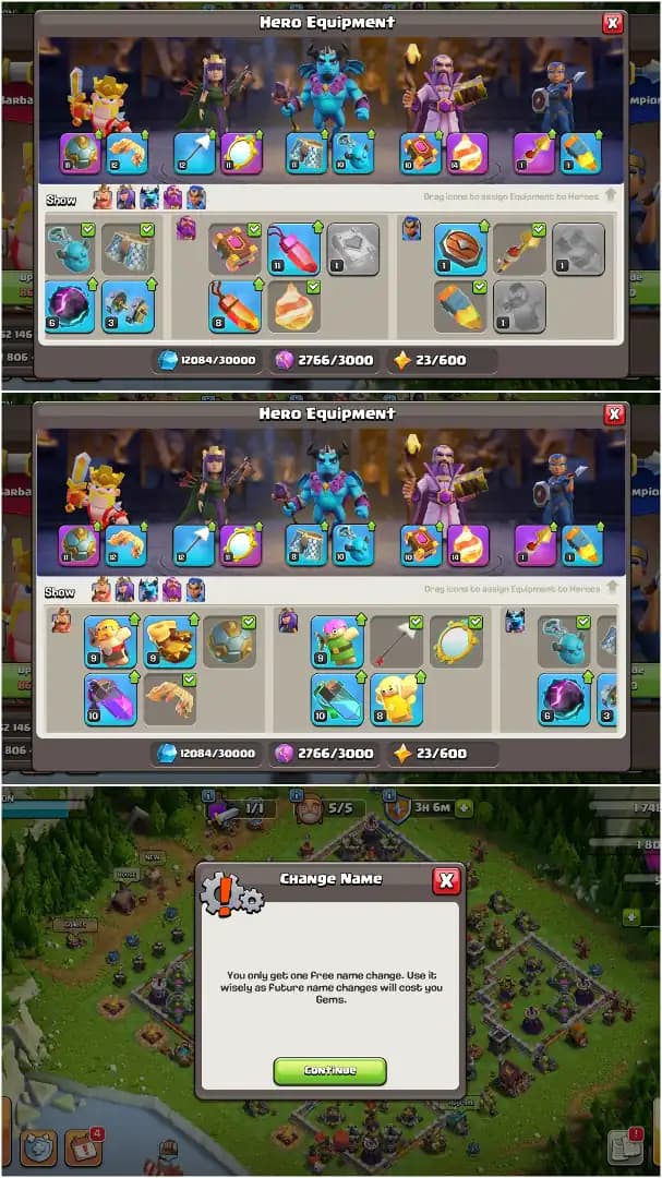 TH16 BEST ACCOUNT ➤NC FREE ➤EPIC: SB+MM+FB+RS ➤HEROES: 50-44-32-21-1 ➤132 WS ➤XP-109 ➤FULL ACCESS ➤BEST DEAL