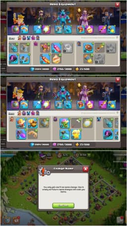 TH16 BEST ACCOUNT ➤NC FREE ➤EPIC: SB+MM+FB+RS ➤HEROES: 50-44-32-21-1 ➤132 WS ➤XP-109 ➤FULL ACCESS ➤BEST DEAL