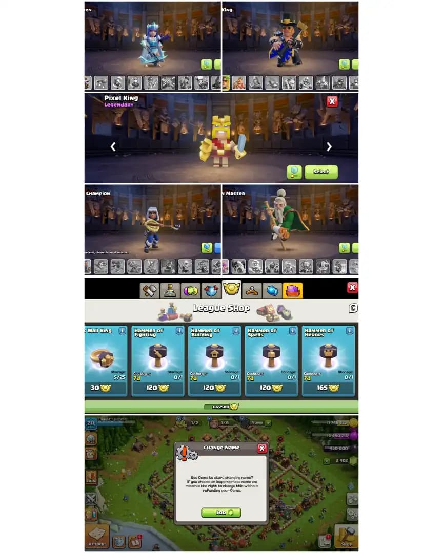 TH16 100% MAXED>TH17 NEW | ALL EPIC HIGH | HIGH WALL | HEROES: 96-96-70-45 | B.B MAX | XP-211 | ALL SKIN | OP TROOPS | MAX DFC | FULL ACCESS