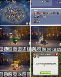 BASE ALMOST MAX | TH16 NEAR MAX | PURPEL WALL | NC FREE | HEROES: 50-50-34-25 | XP-146 | 413 WS | GD TROOPS | FULL ACCESS | BEST DEAL