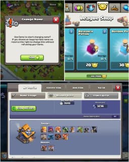 Th18 Almost Max ➤Th17 max Out ➤Nc Yes ➤Heroes: 100-100-77-75-50 ➤3 Epic Max Almost ➤2040 Ws ➤Full Access